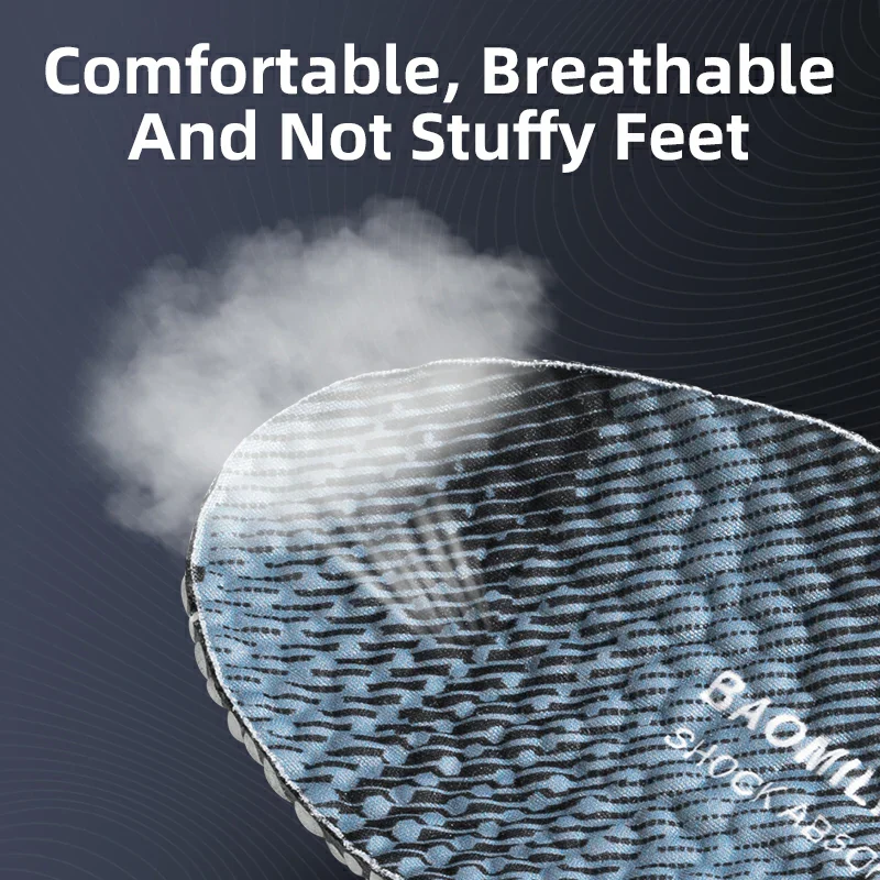 Sports Shock-Absorbing Insoles 3 Pairs - Image 3