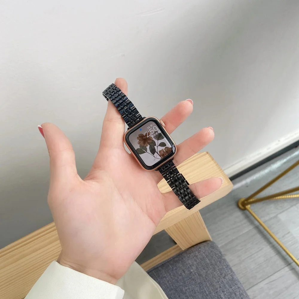 Stainless Steel Apple Bracelet Series 11/10/9/8/7/6/5/4/ SE / Ultra 1/2/3 - Image 18