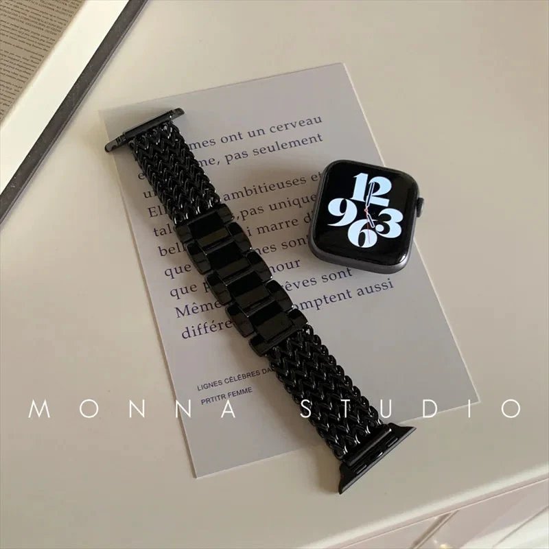 Stainless Steel Apple Watch Strap Series 11/10/9/8/7/6/5/4/ SE / Ultra 1/2/3 - Image 11