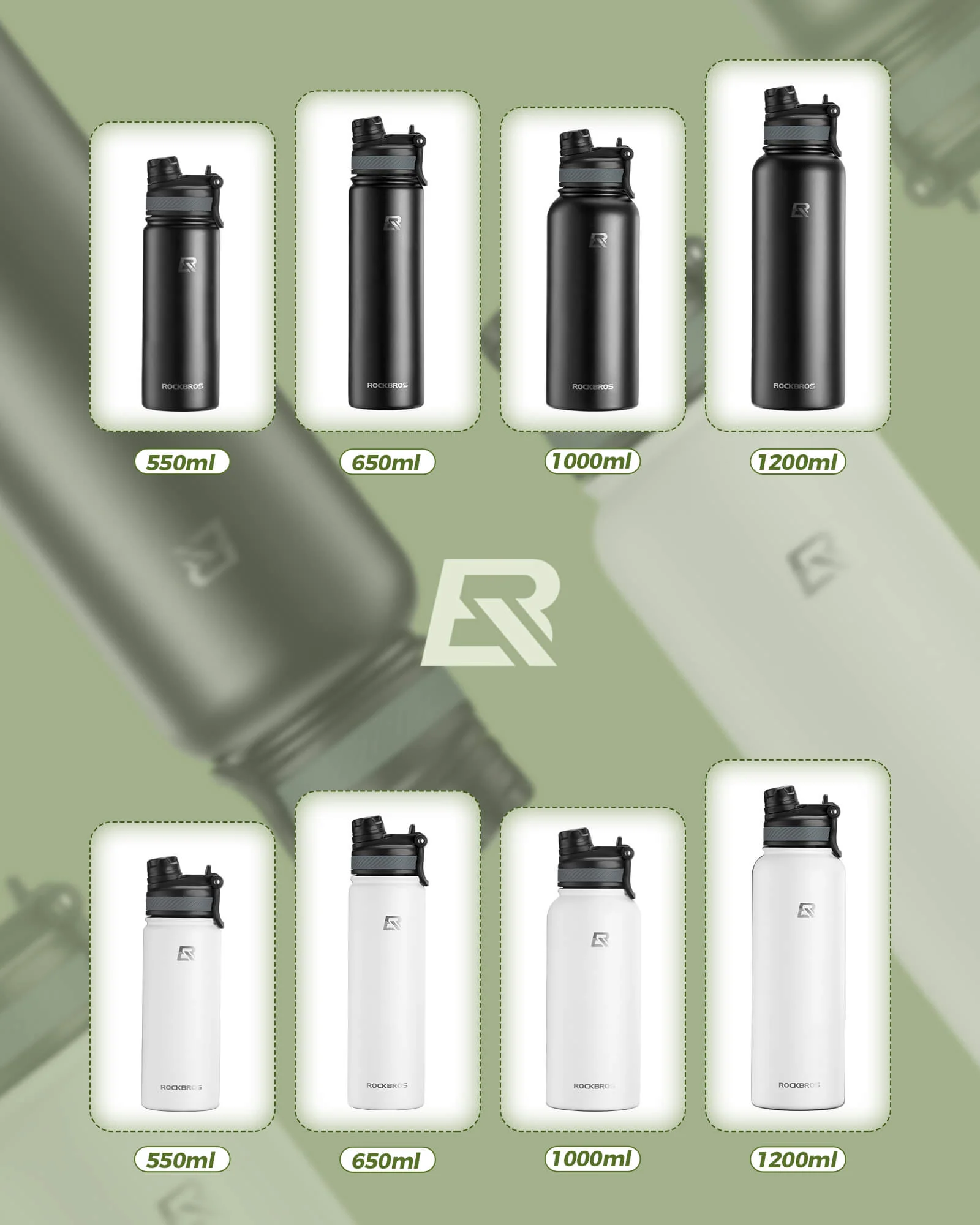 Stainless Steel Water Bottle – Large Capacity - Image 7