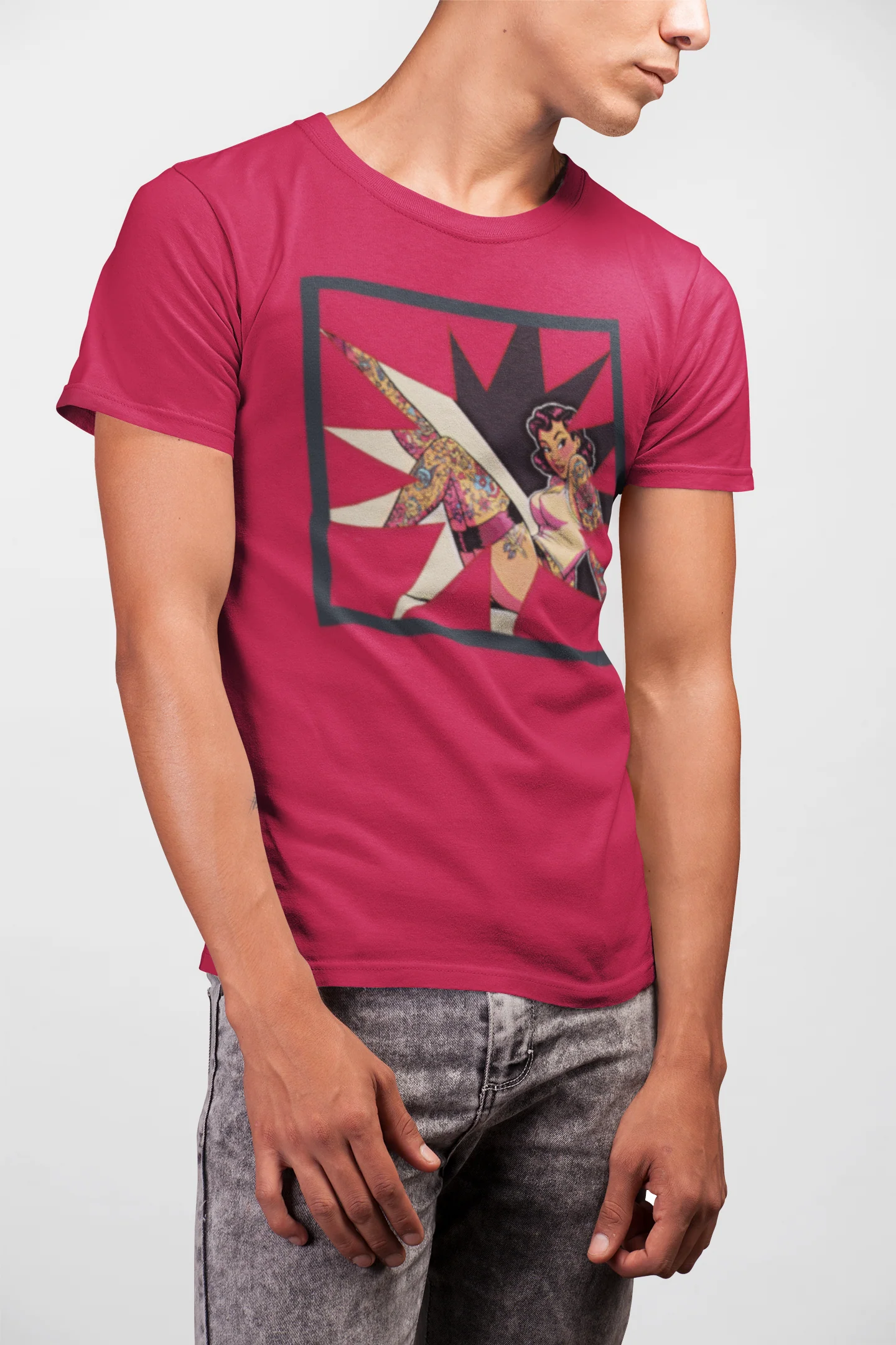 Star Pin Up Graphic Tee - Image 6