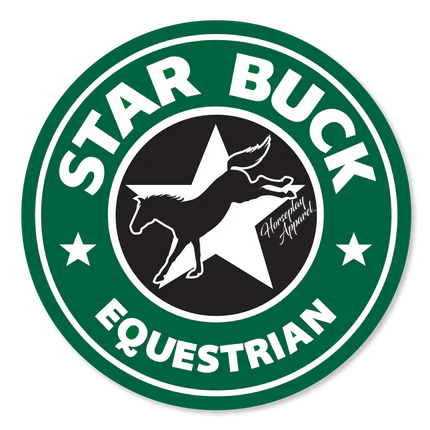 Starbuck Equestrian Sticker