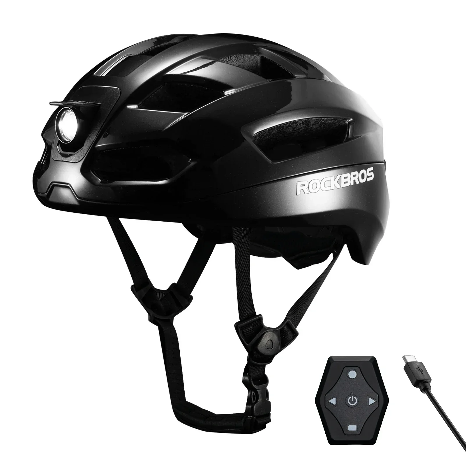 Steering Remote Smart Riding Helmet with Bike Headlight and Tail Light GlowGuard - Image 12