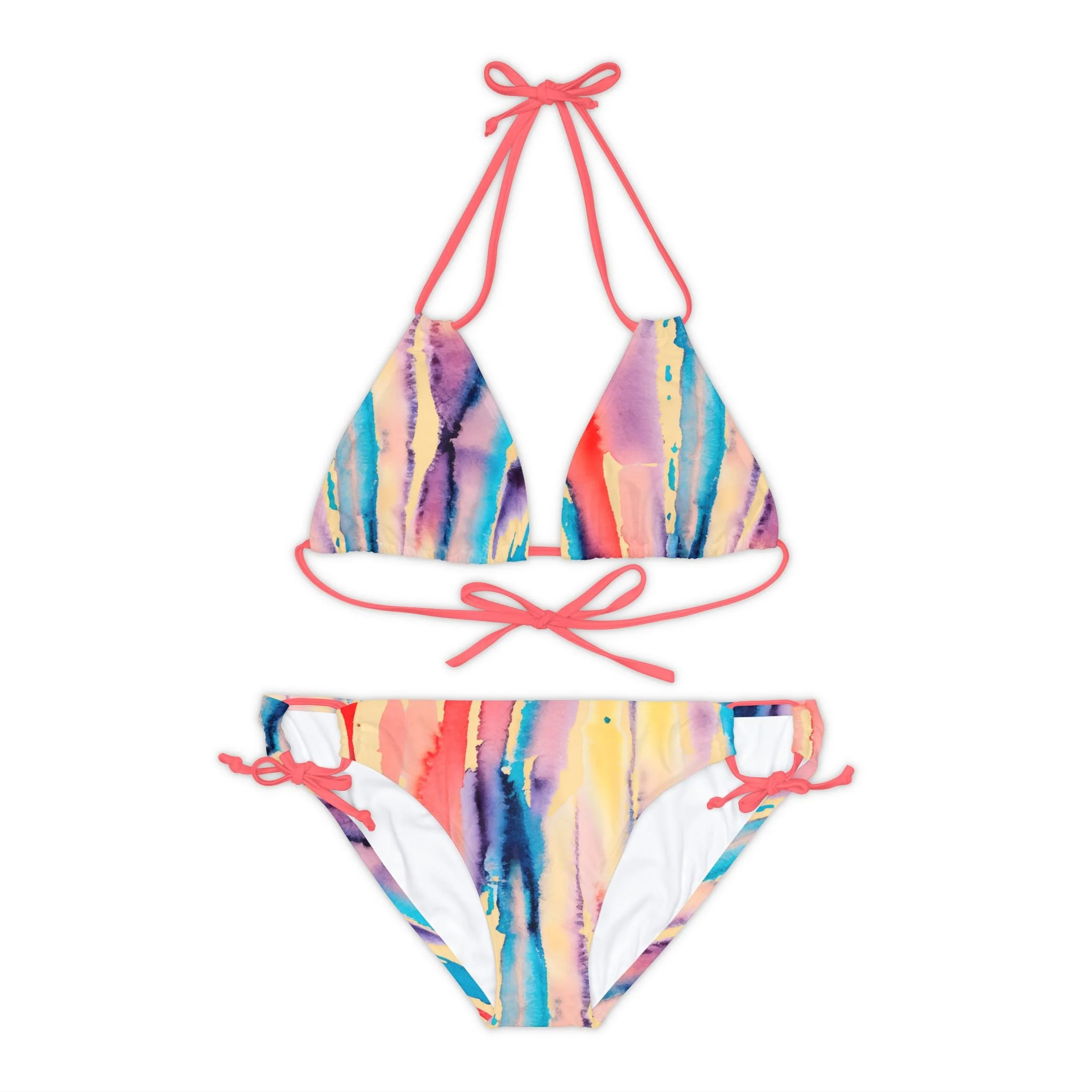Strappy Bikini Set (AOP) - Image 10