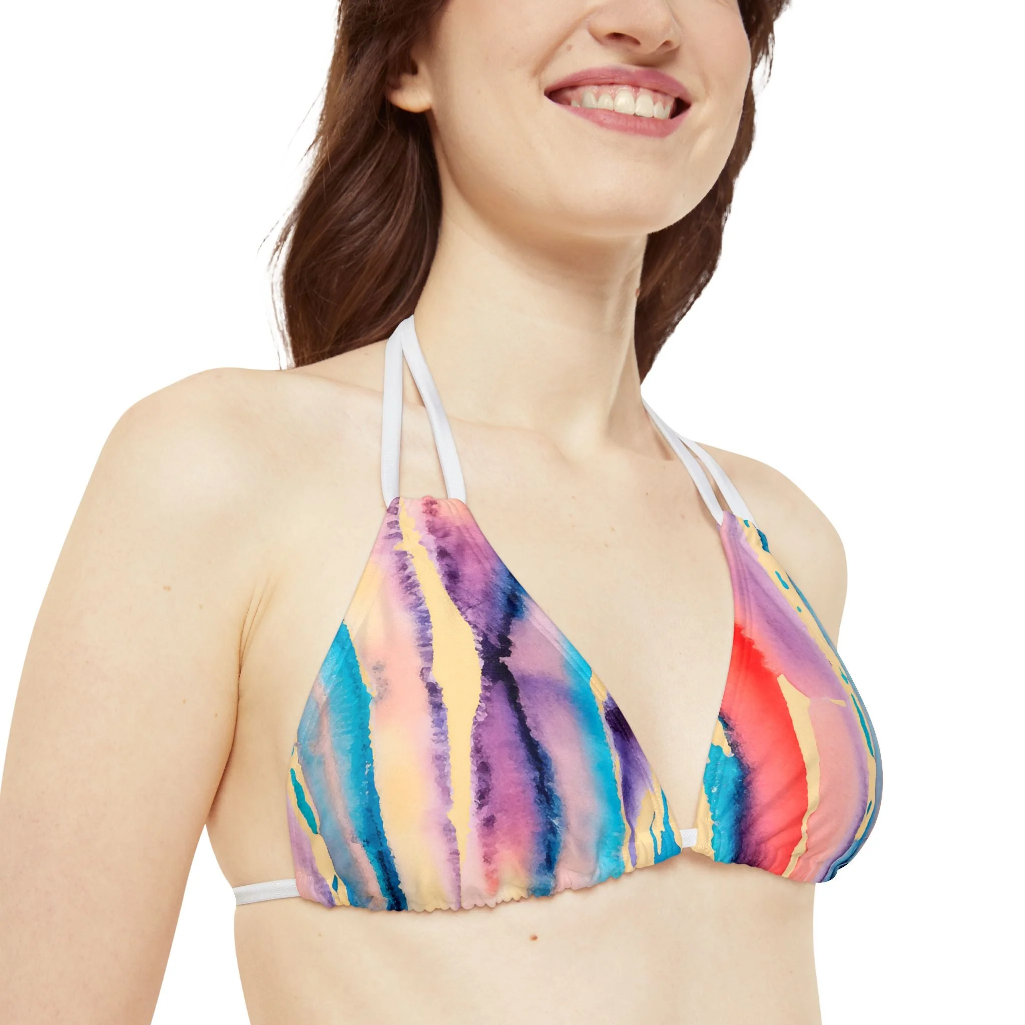 Strappy Bikini Set (AOP) - Image 17