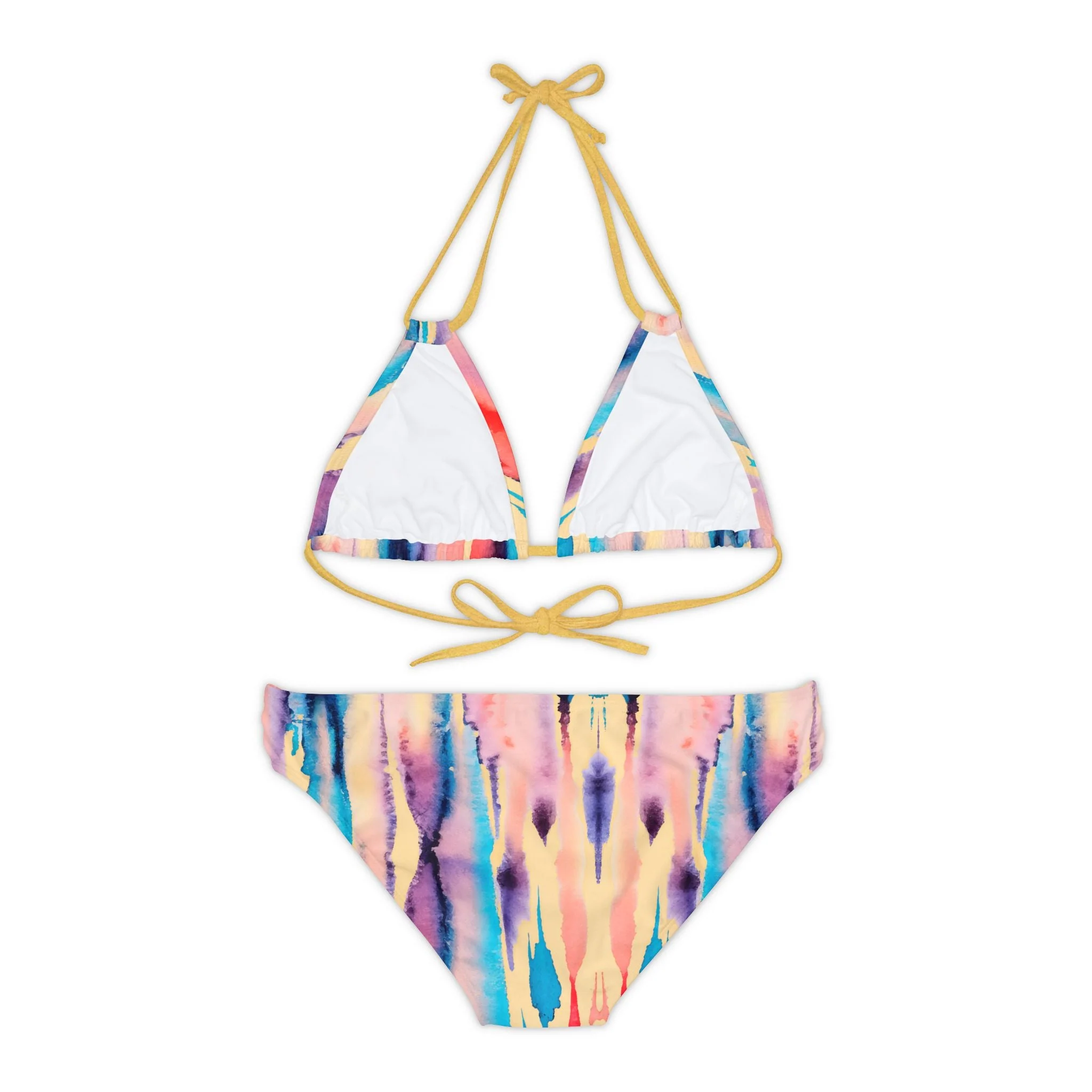 Strappy Bikini Set (AOP) - Image 24