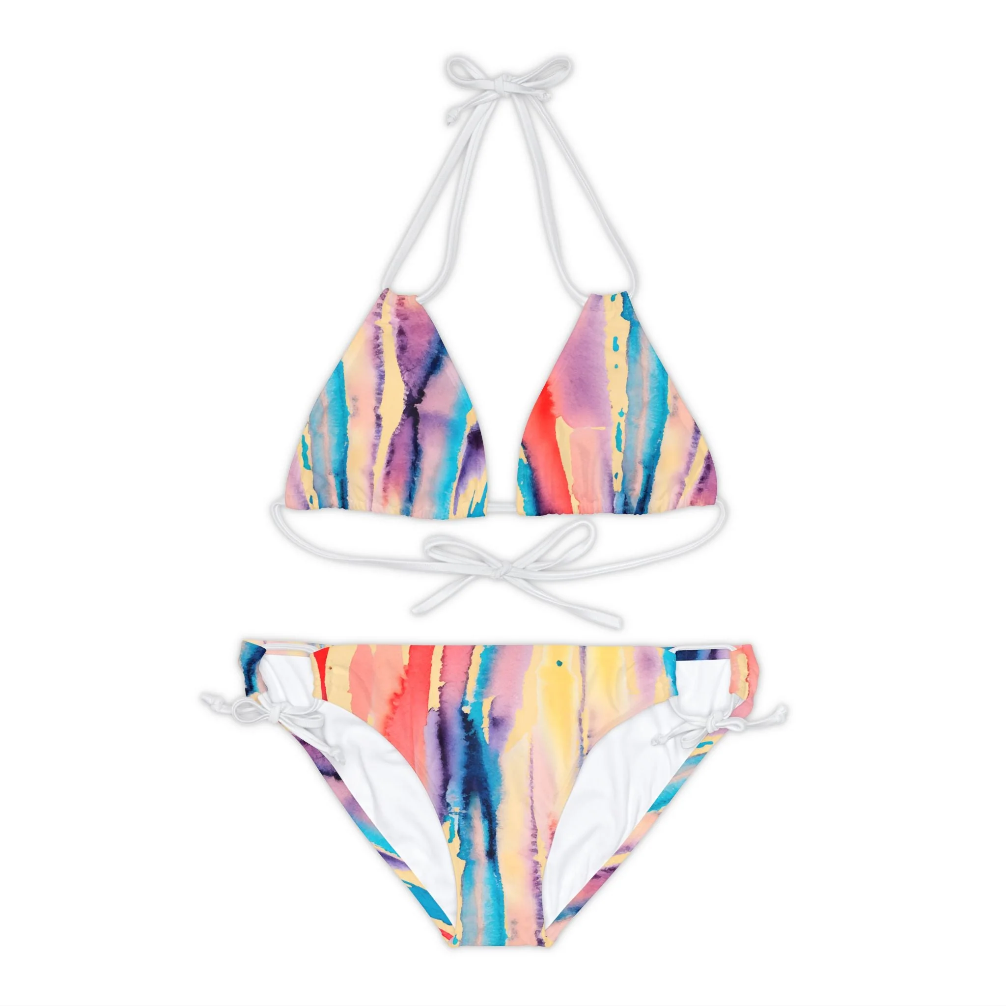 Strappy Bikini Set (AOP) - Image 7