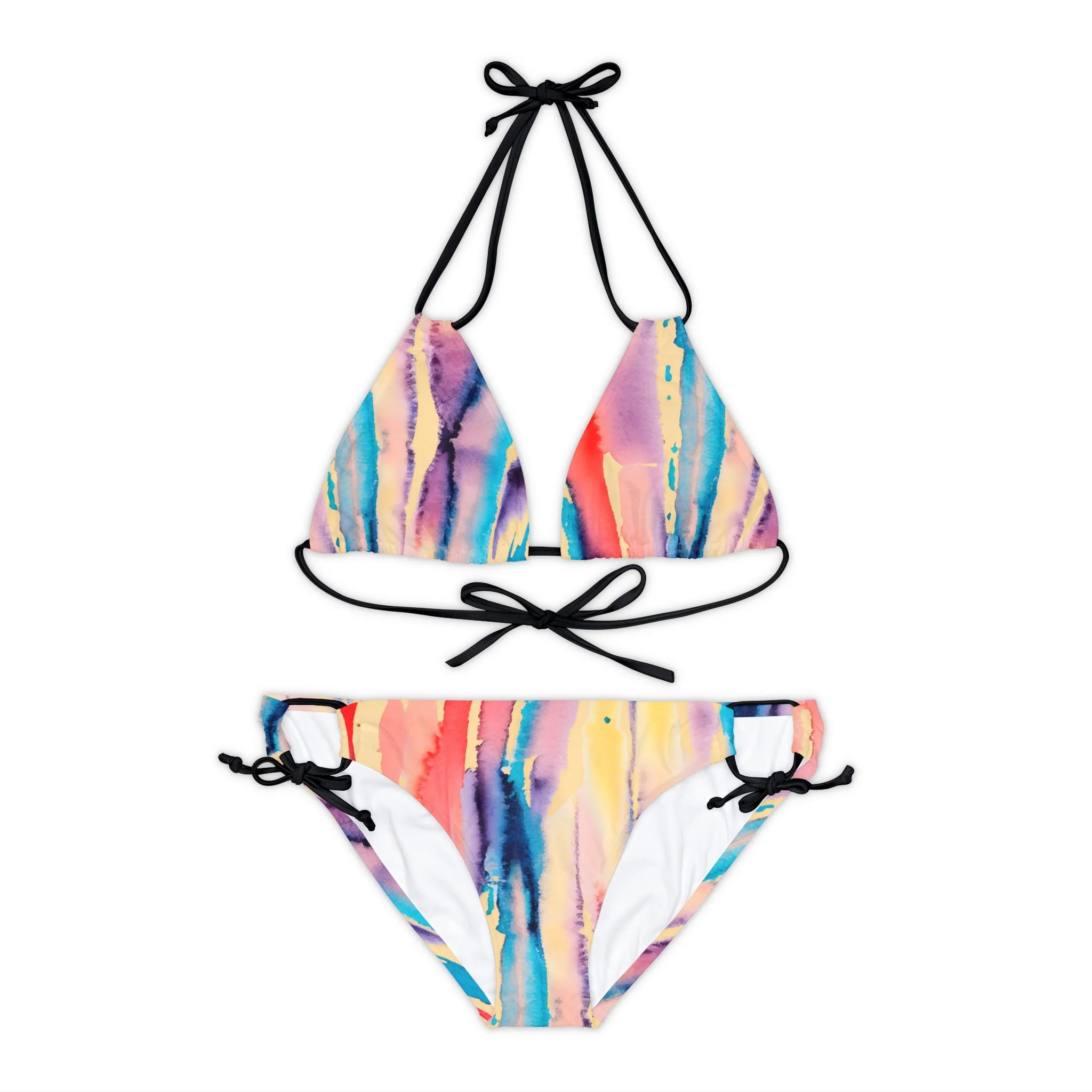Strappy Bikini Set (AOP) - Image 8