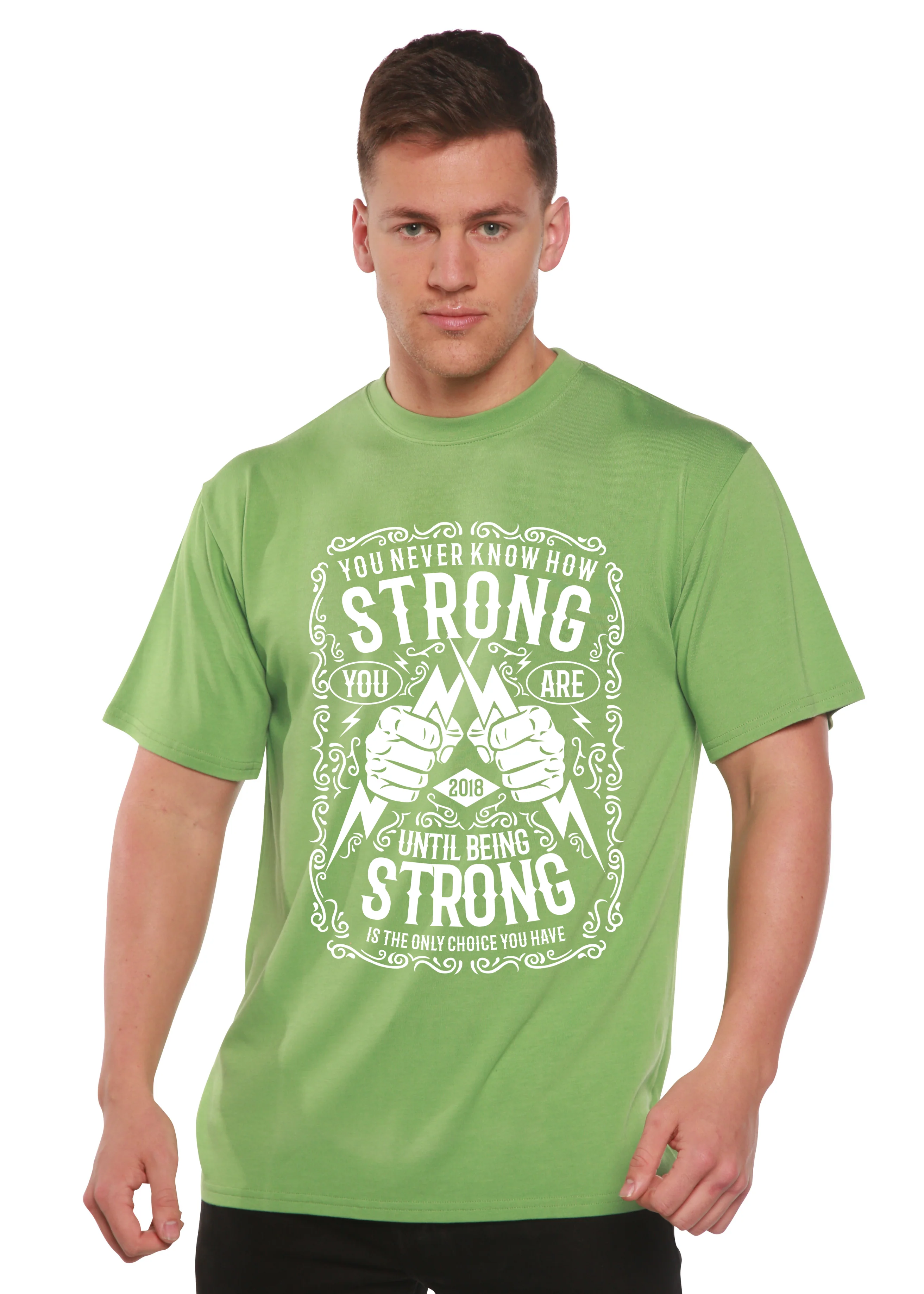 Strong Spun Bamboo® Men's Bamboo Viscose/Organic Cotton Short Sleeve Graphic T-Shirt - Image 6