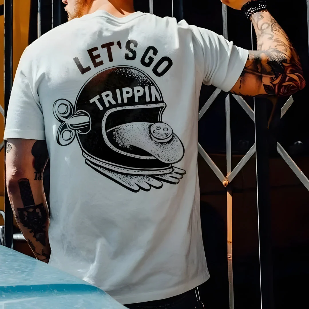 Style and Fashion Graphic Cotton T-shirt For Biker - Image 10