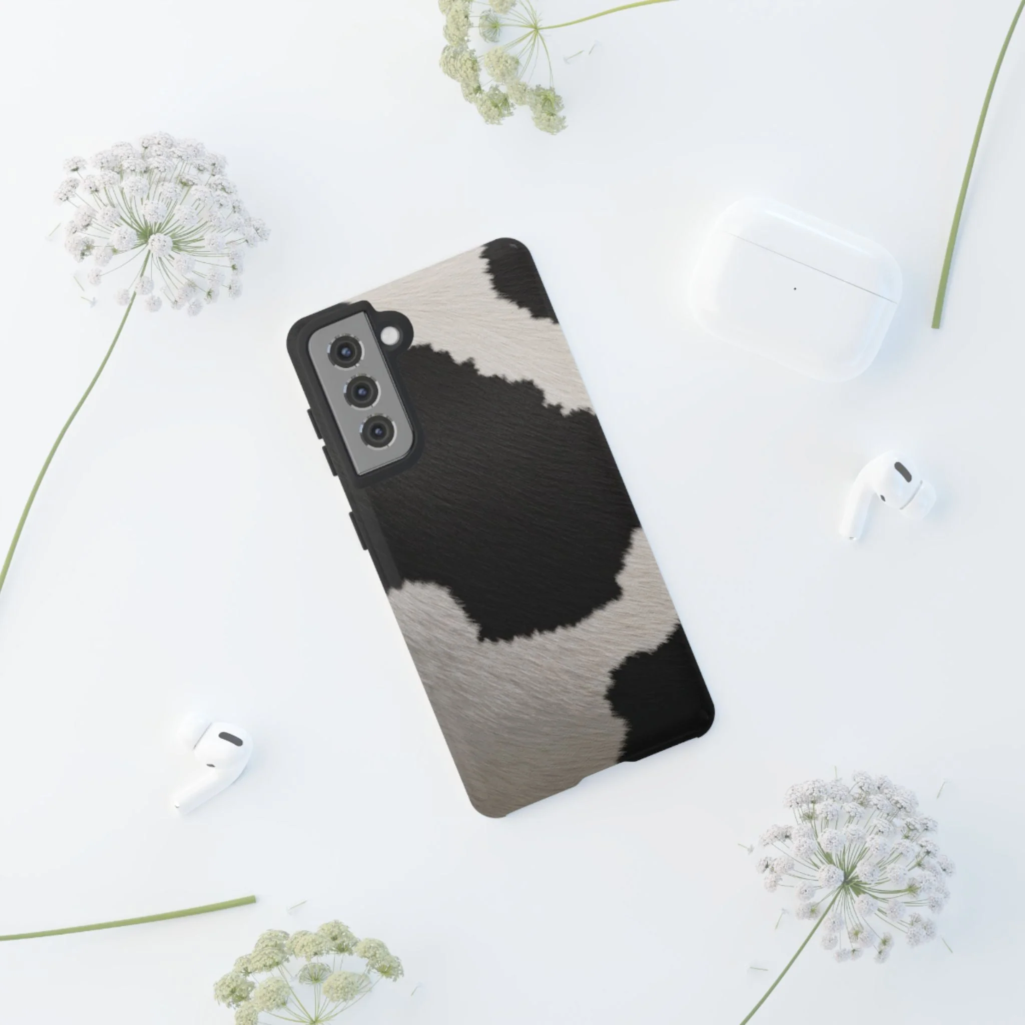 Stylish Cow Print Tough Phone Case - Image 41