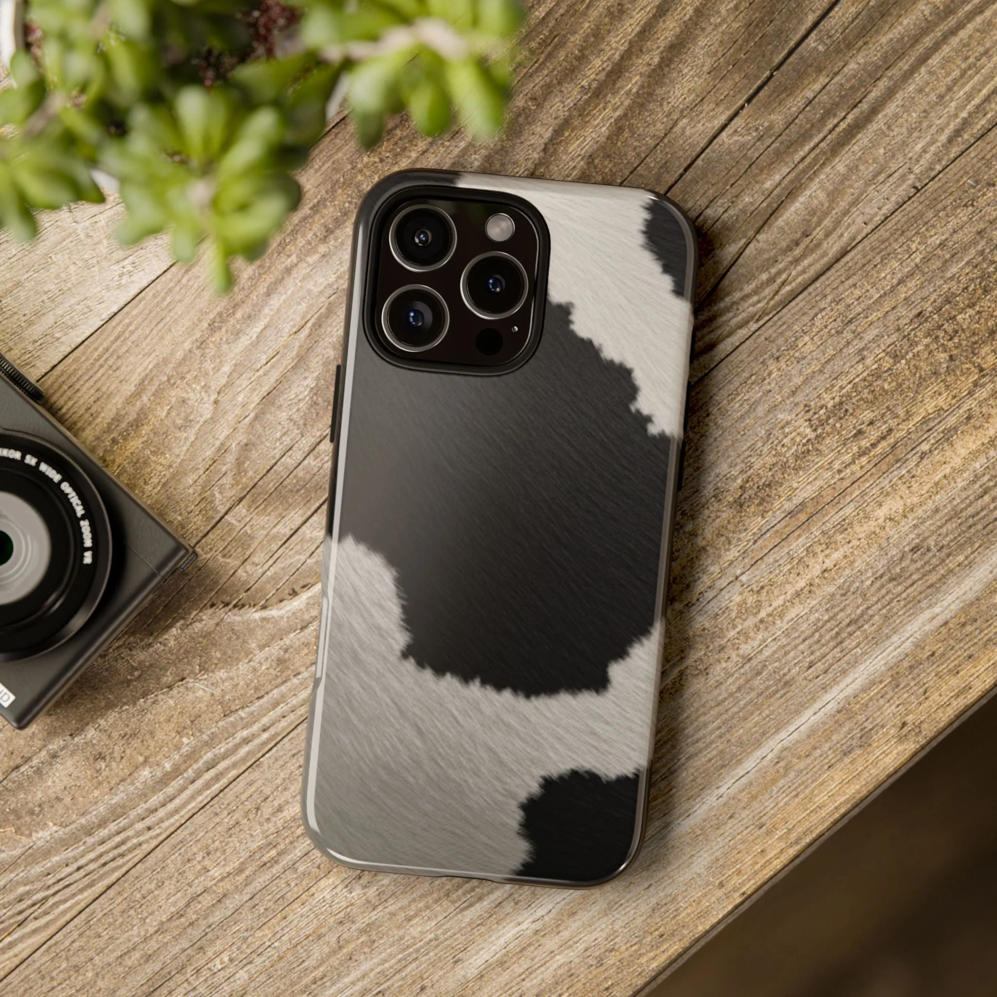 Stylish Cow Print Tough Phone Case - Image 93