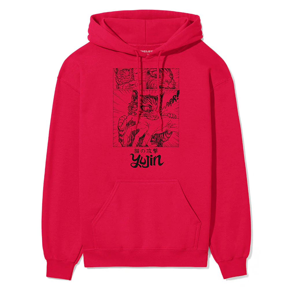 Sudden Attack Cat Hoodie - Image 6