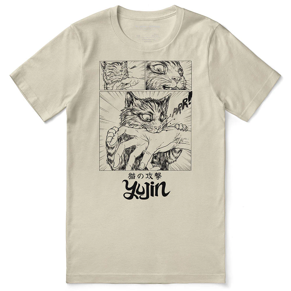 Sudden Attack Cat T-Shirt - Image 7