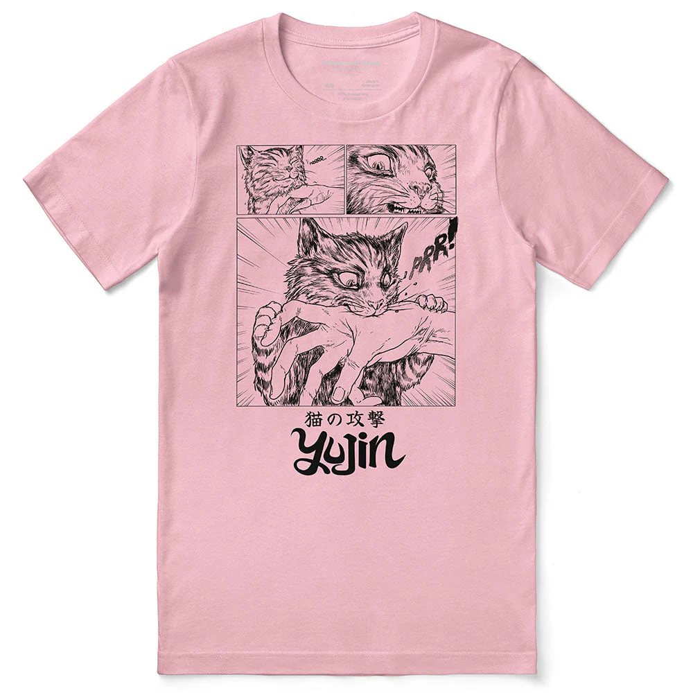 Sudden Attack Cat T-Shirt - Image 9