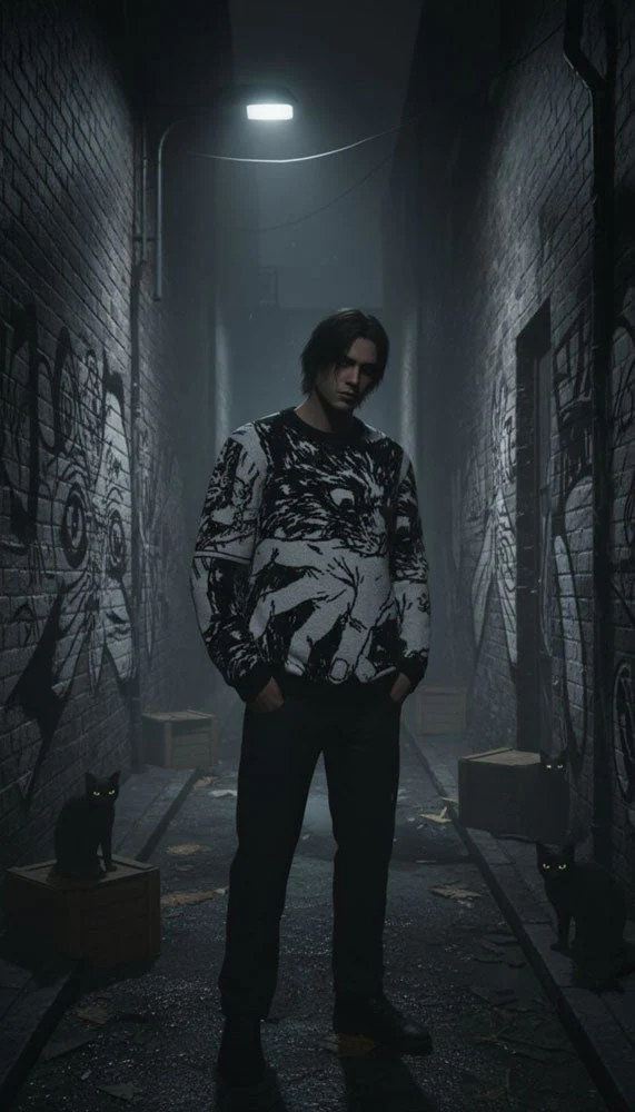 Sudden Attack Knitted Sweatshirt - Image 20