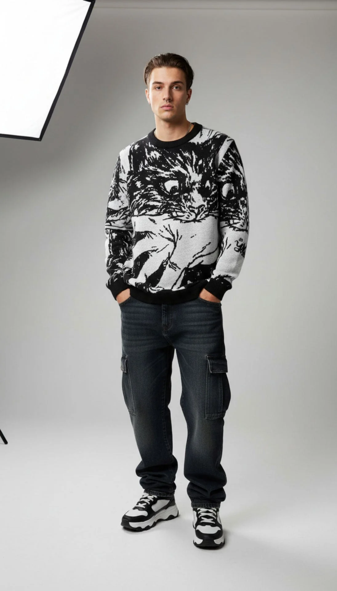 Sudden Attack Knitted Sweatshirt - Image 7