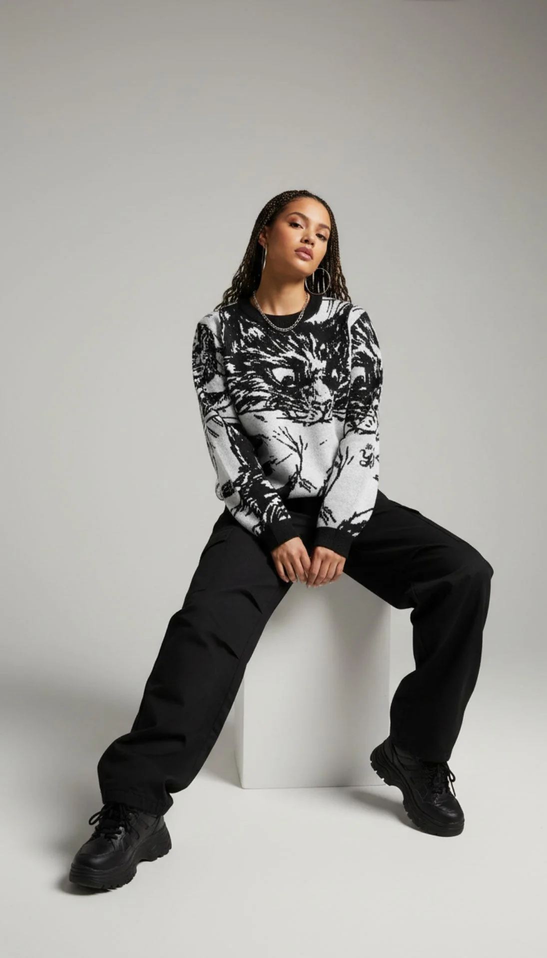 Sudden Attack Knitted Sweatshirt - Image 8