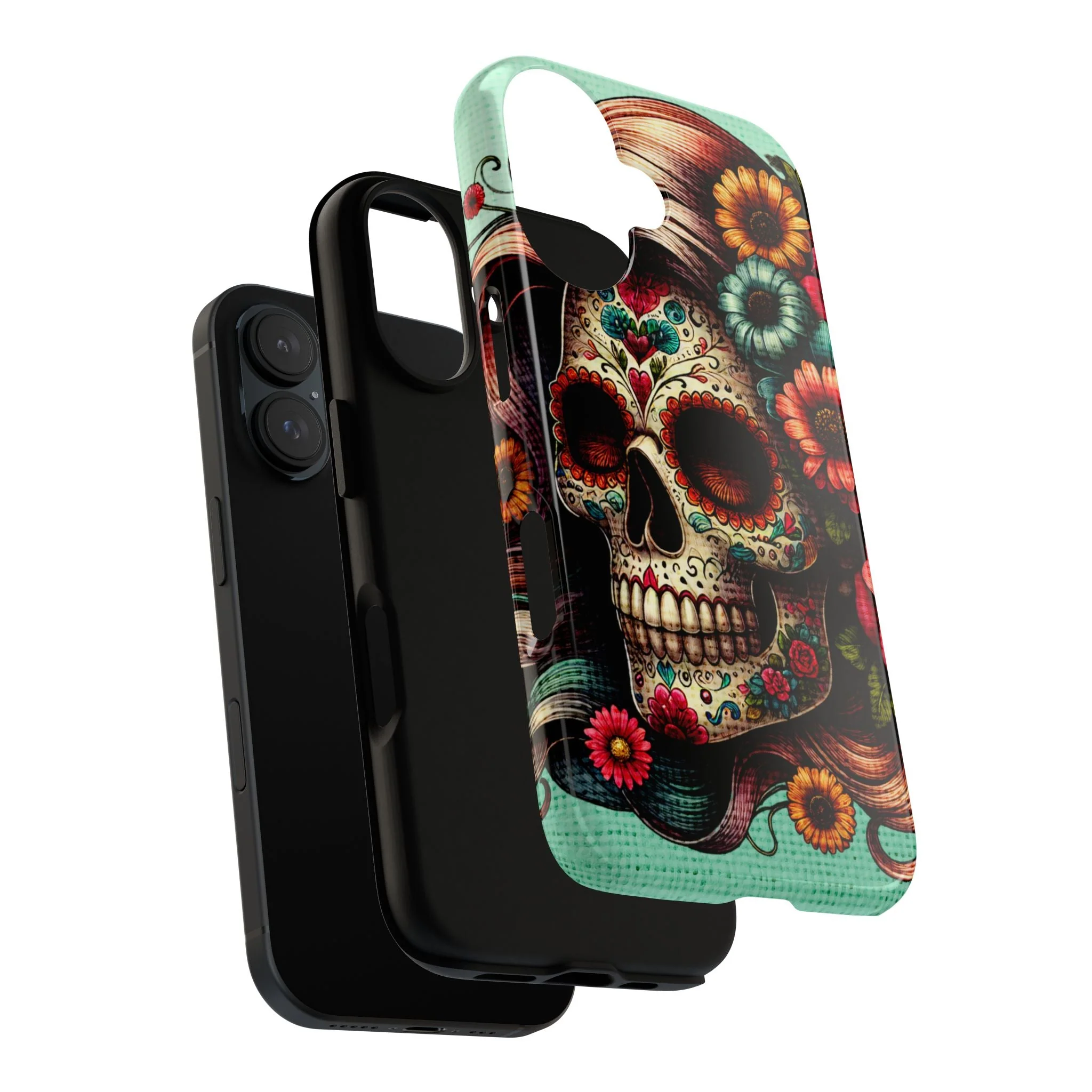 Sugar Skull Tough Phone Case - Image 6
