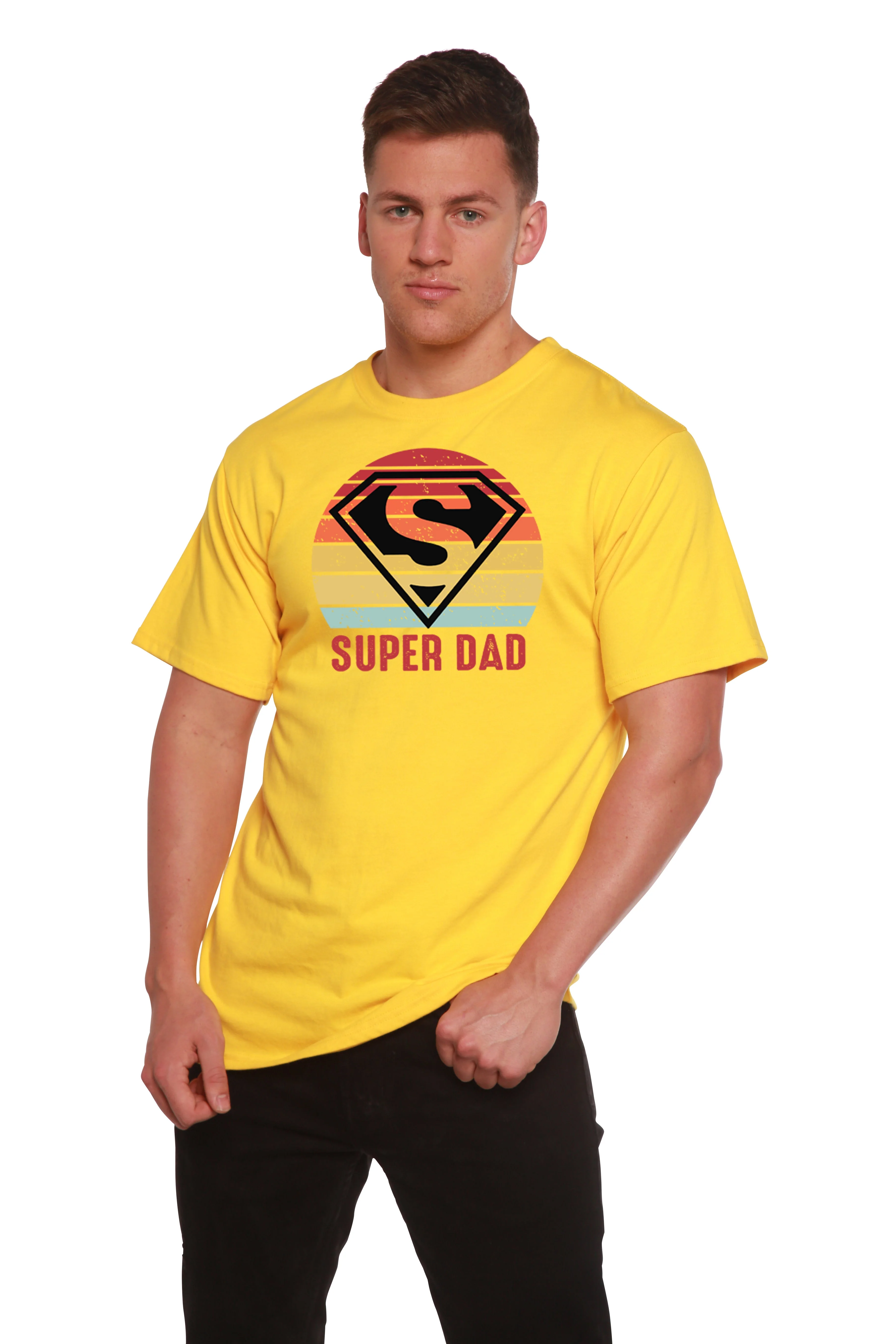 Super Dad Men's Bamboo Viscose/Organic Cotton Short Sleeve Graphic T-Shirt - Image 8