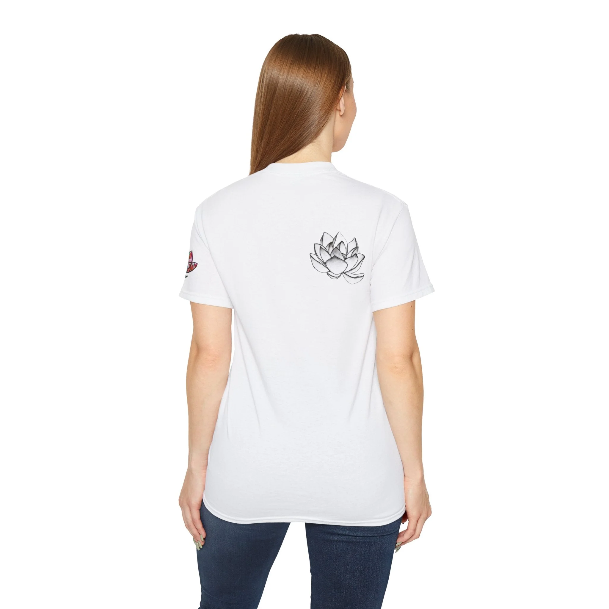 Surf is My Buddha Tablet Print Unisex Ultra Cotton Tee - Image 83