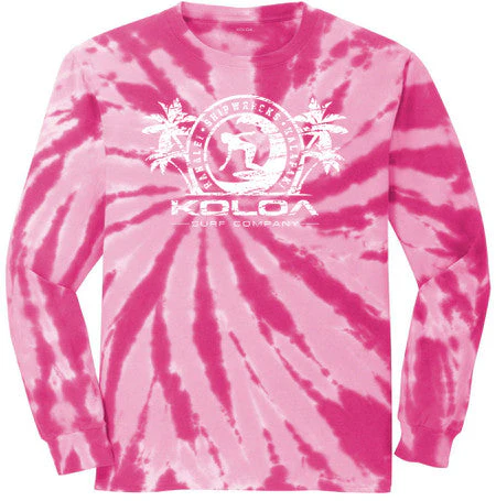 Surfer Girl Long Sleeve Tie-Dye Tee - Image 2