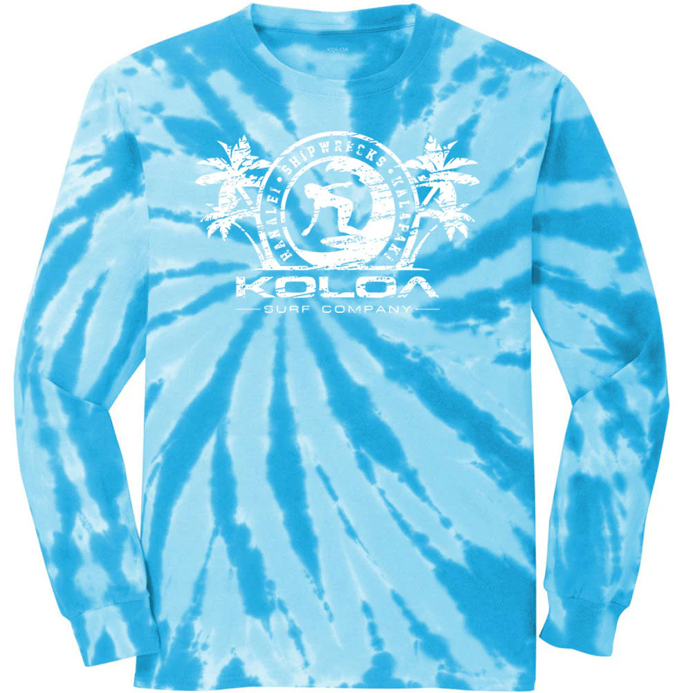 Surfer Girl Long Sleeve Tie-Dye Tee - Image 7