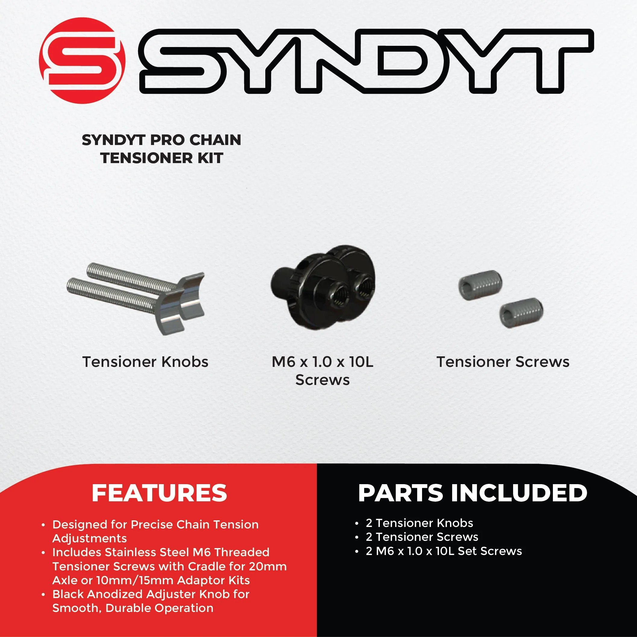 SYNDYT PRO BMX Bike Chain Tensioner Kit - Image 5