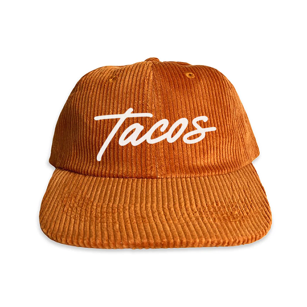 Tacos Cursive Corduroy Cap - Image 2