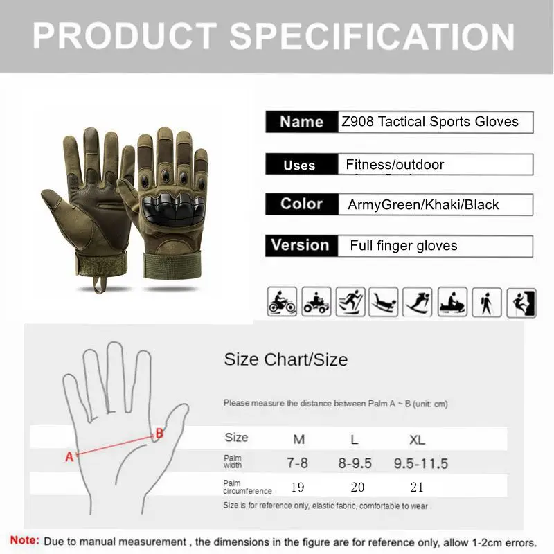 Tactical Sports Gloves Touch Design - Image 14