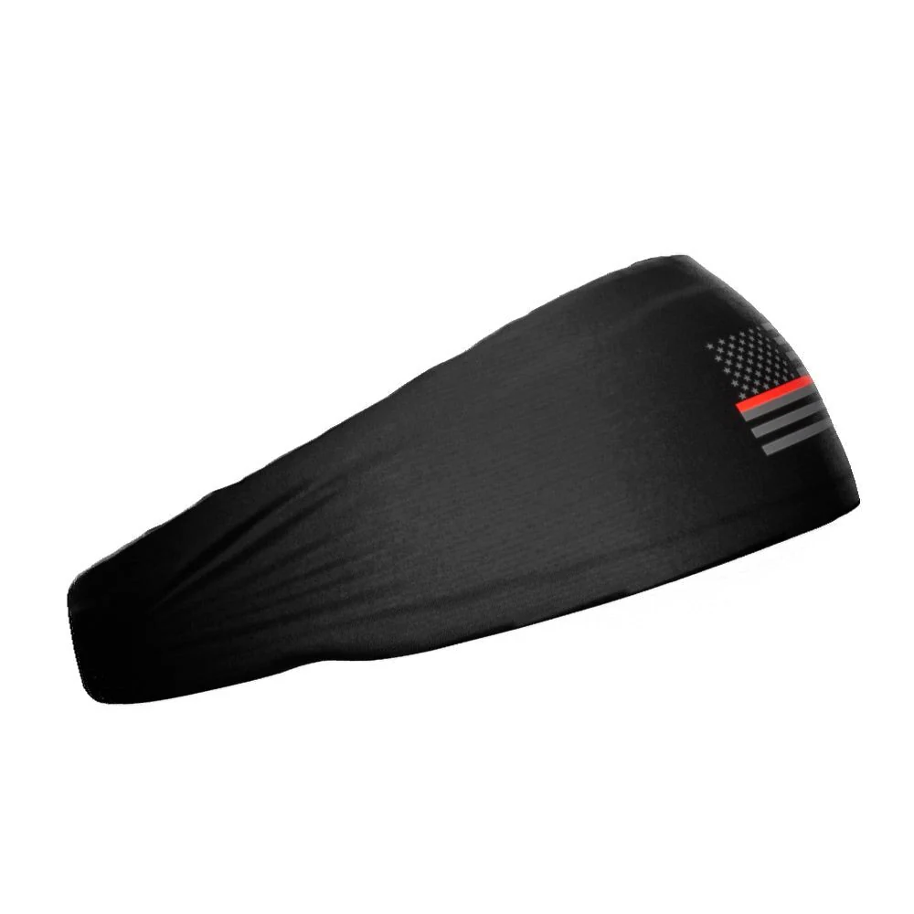 Tactical Thin Red Line USA Flag Headband - Image 2