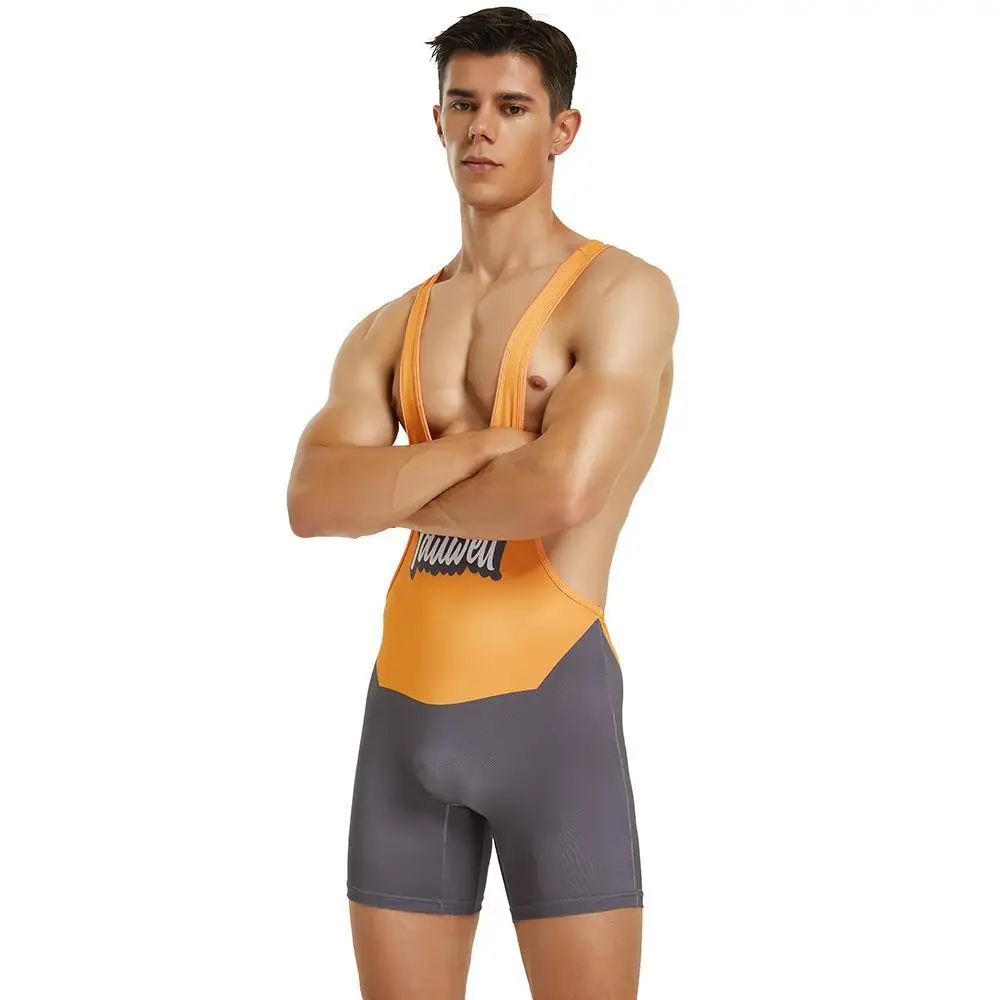 Tauwell Athletic Cream wrestling singlet - Image 13