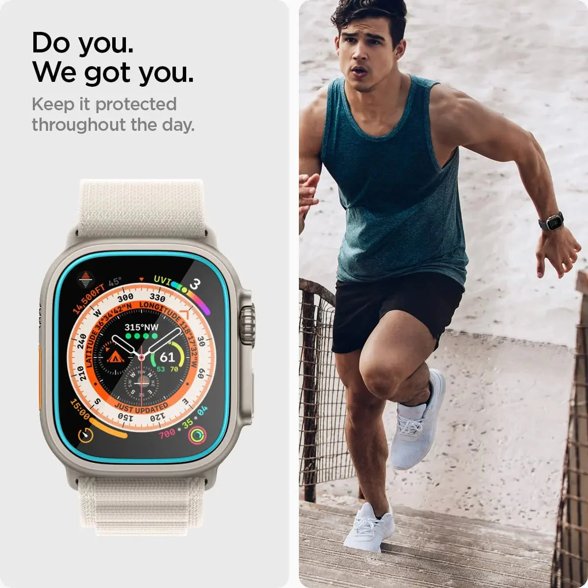 Tempered Glass for Apple Watch Ultra 49mm Screen Protector - Image 5
