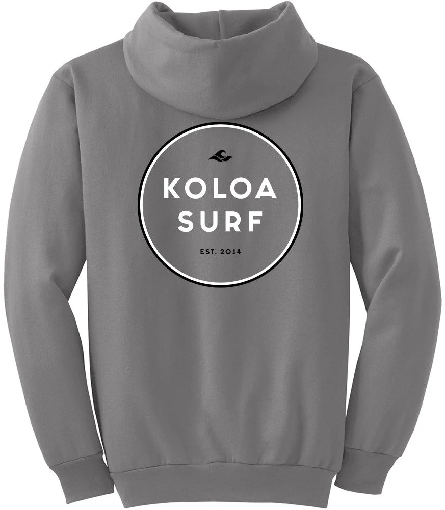 The Koloa Original Circle Hoodie- Black - Image 6