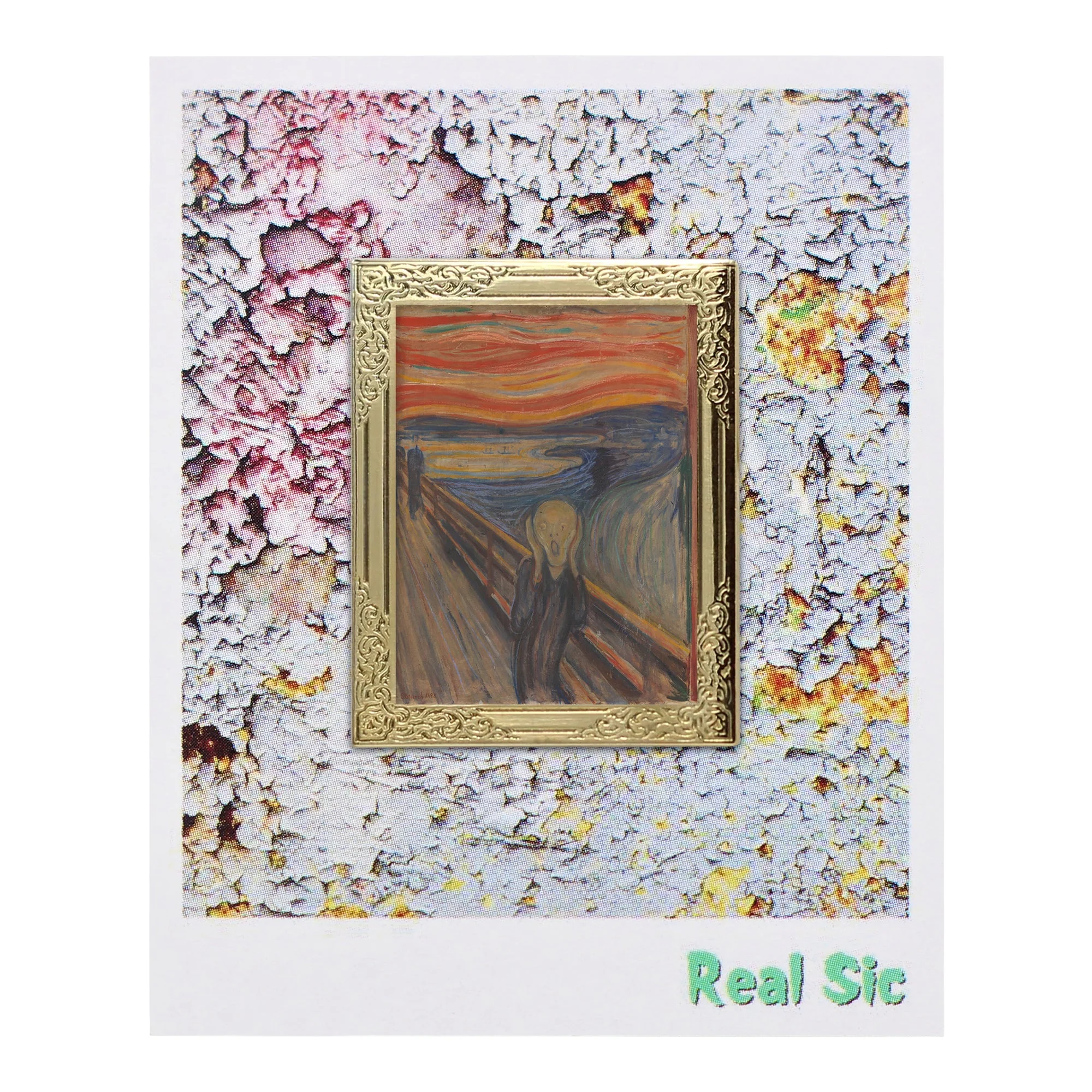 The Scream by Edvard Munch Art Frame Pin - Museum Souvenir Fine Art Lapel Pin - Image 3