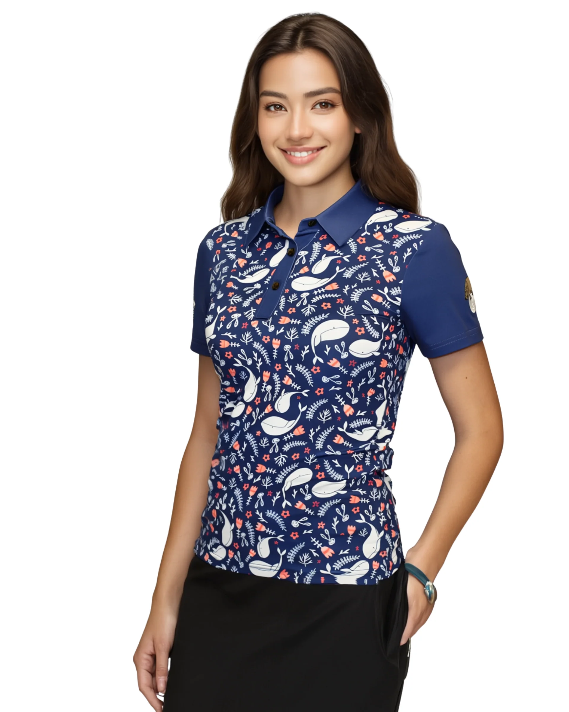 The Whale Women's polo - Image 2