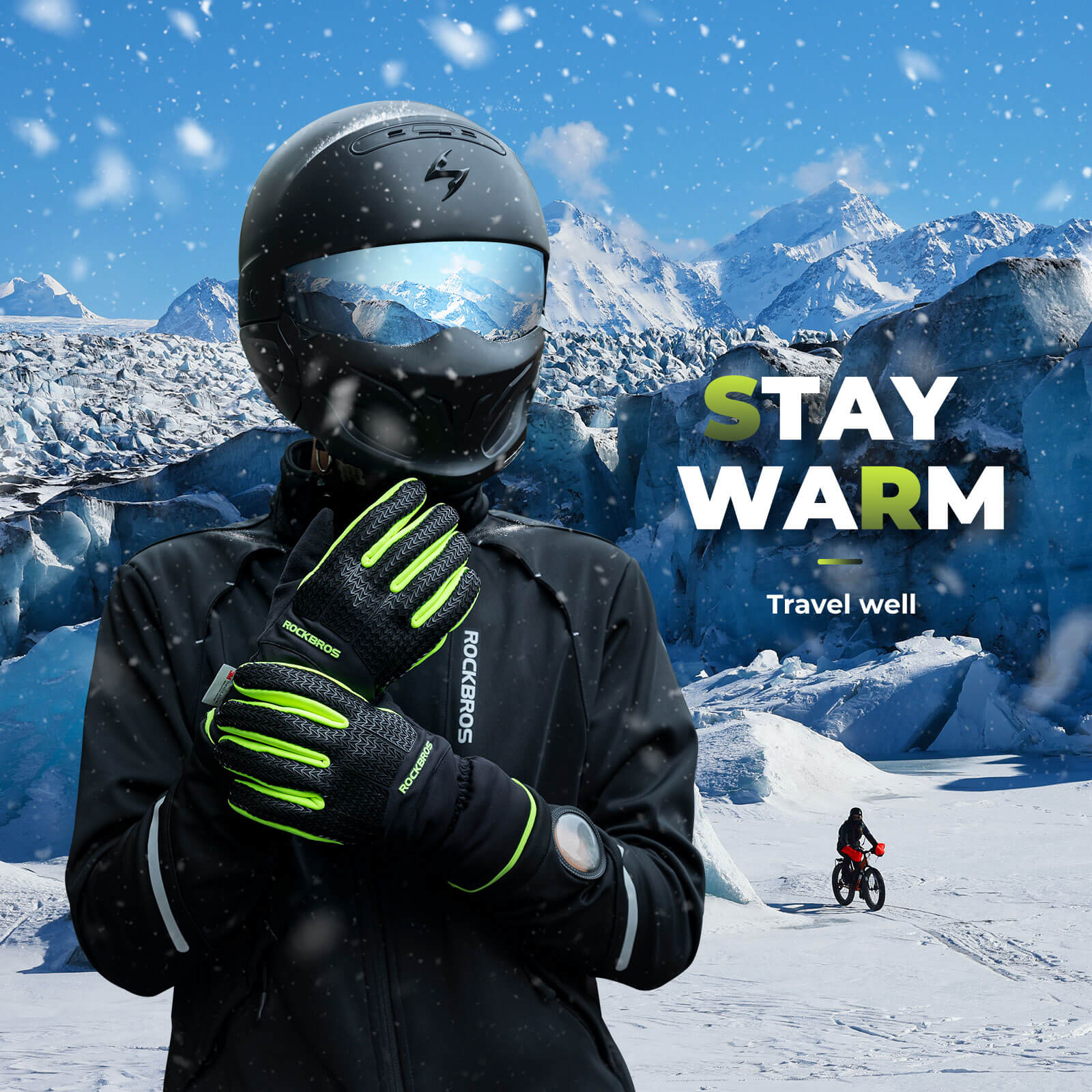 Thermal Full Finger Cycling Gloves - Image 5