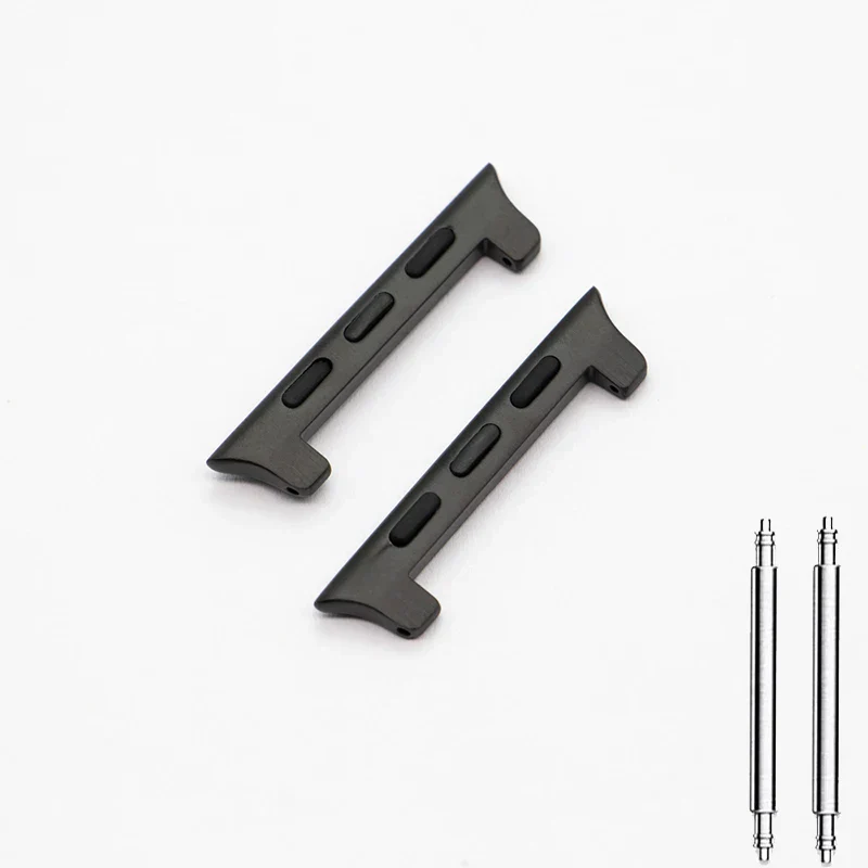 Titanium Silver Apple Watch Band Connector/Adapter - Image 5
