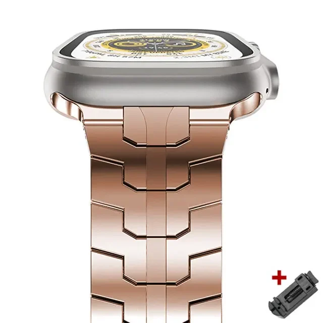 Titanium Steel Apple Watch Band Series 11/10/9/8/7/6/5/4/ SE / Ultra 1/2/3 - Image 11