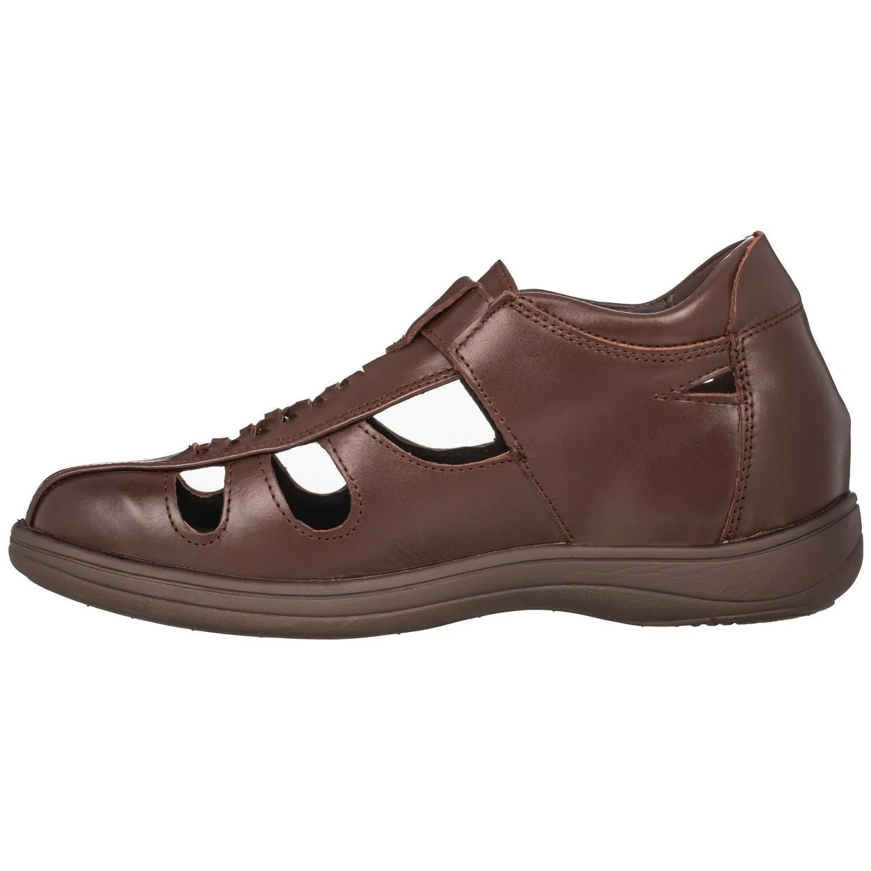 TOTO - G13072 - 3.2 Inches Taller (Cordovan Dark Brown) Braided Sandals - Super Lightweight - Image 3