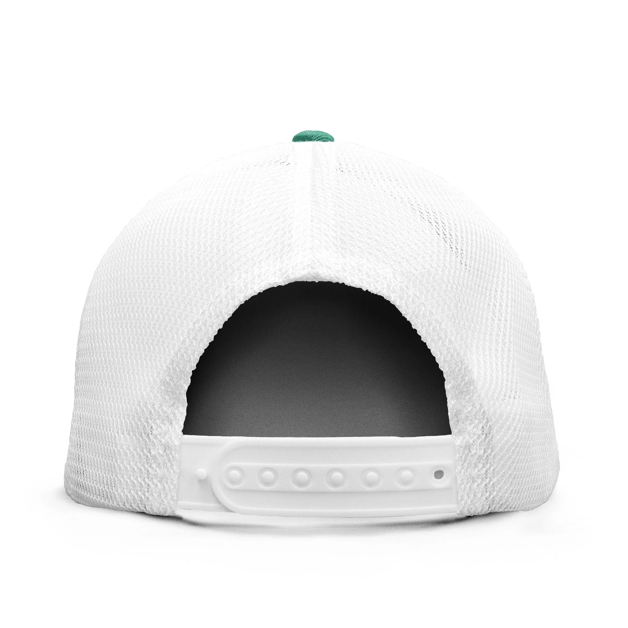Toyota Car Emblem Mesh Back Baseball Hat - Turquoise/White - Image 3