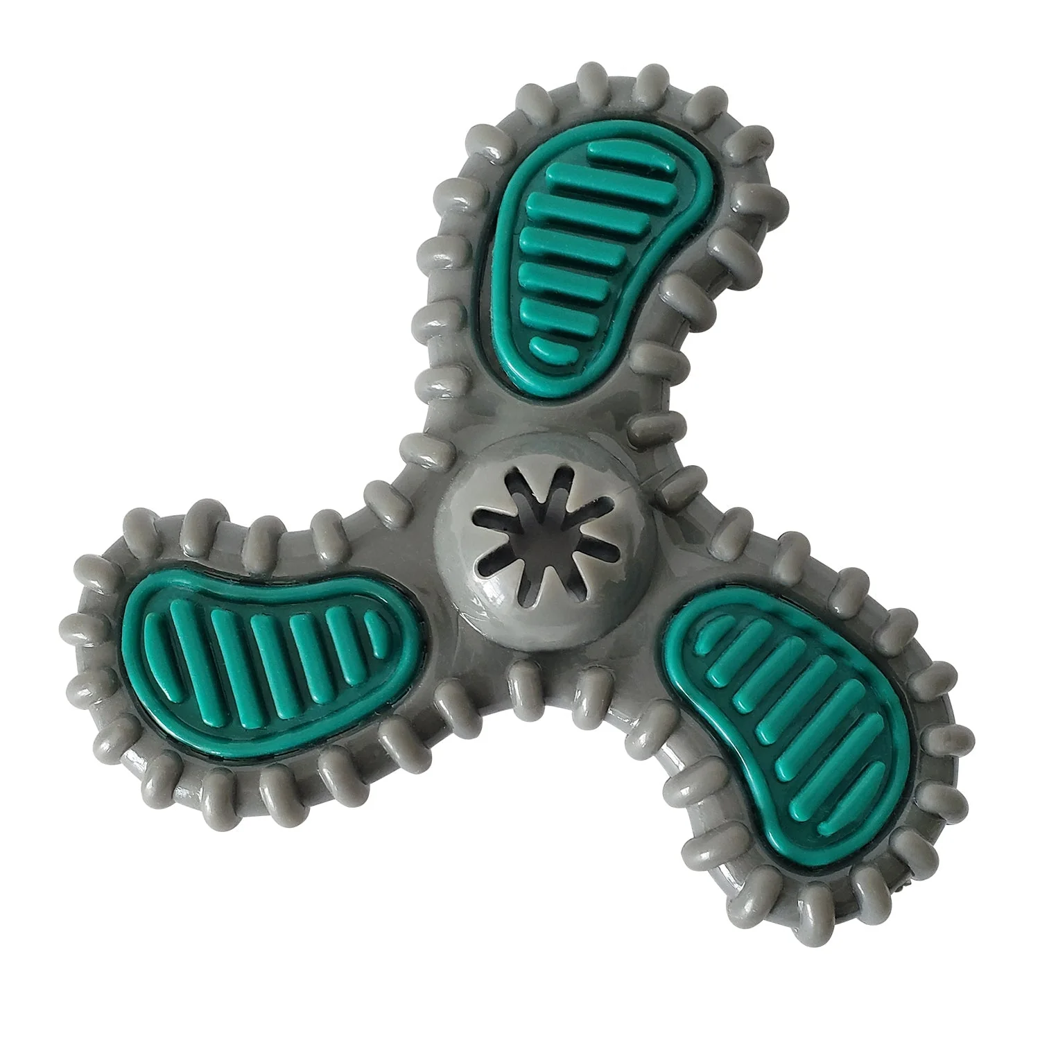 TPR Dental Spinner Dog Chew Toy ā Durable Dental Care Fun for Light to Medium Chewers