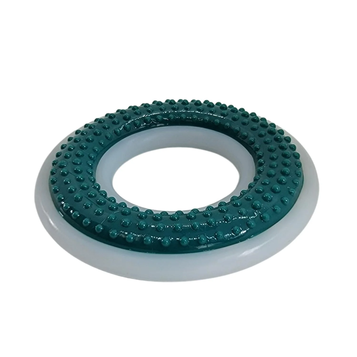 TPR & Nylon Dental Chew Ring Toy for Dogs - Ideal for Aggressive Chewers β (4" Diameter) - Image 3