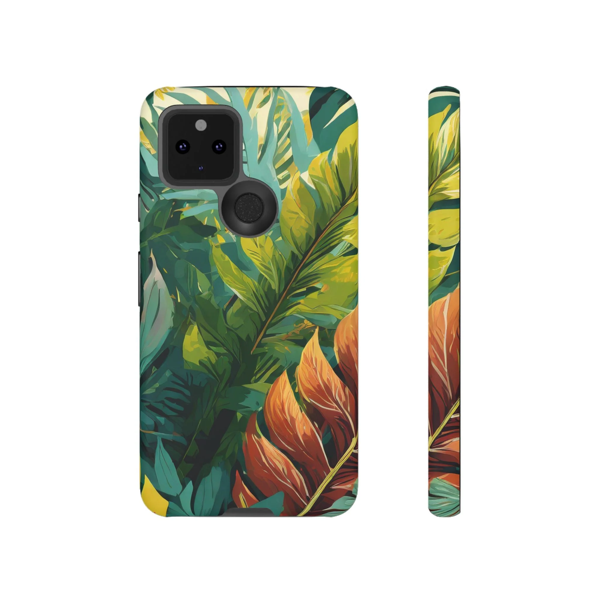 Tropical Leaf Tough Phone Case - Image 20