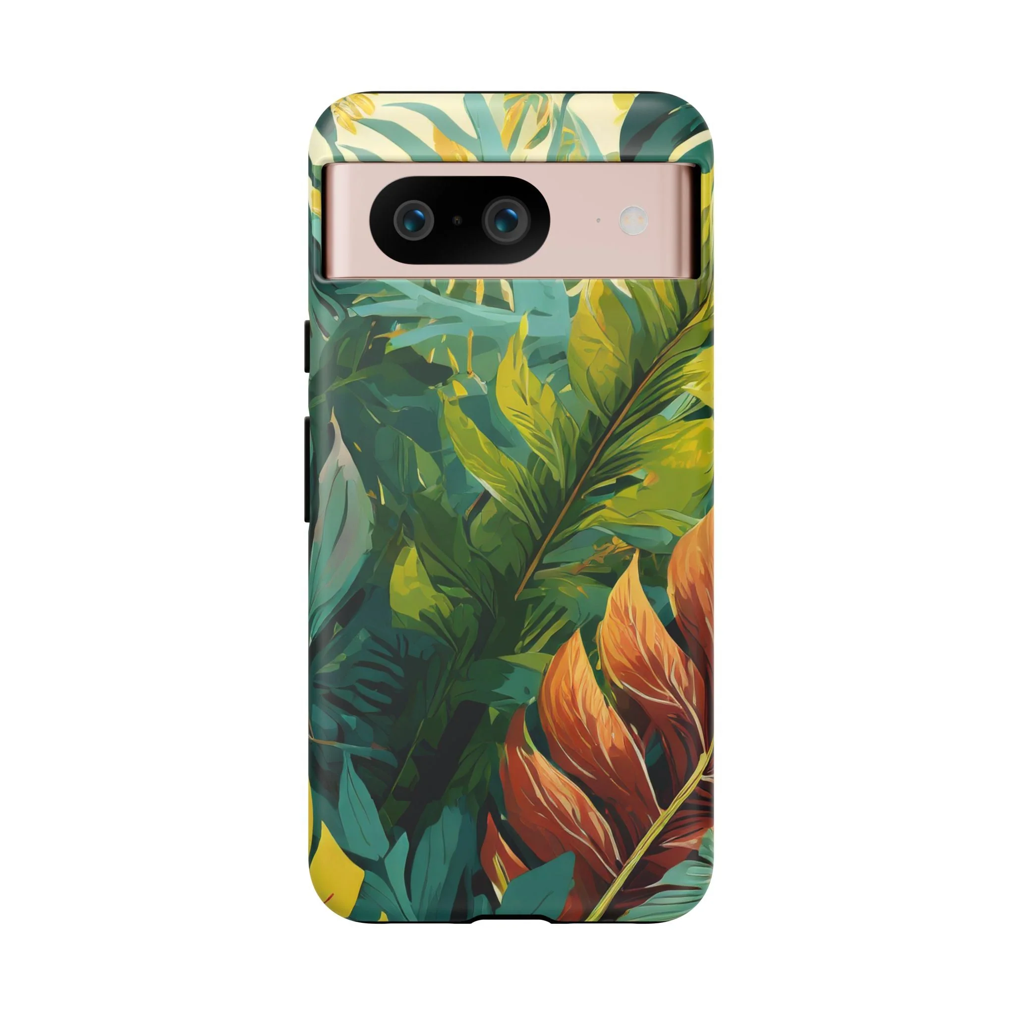 Tropical Leaf Tough Phone Case - Image 36