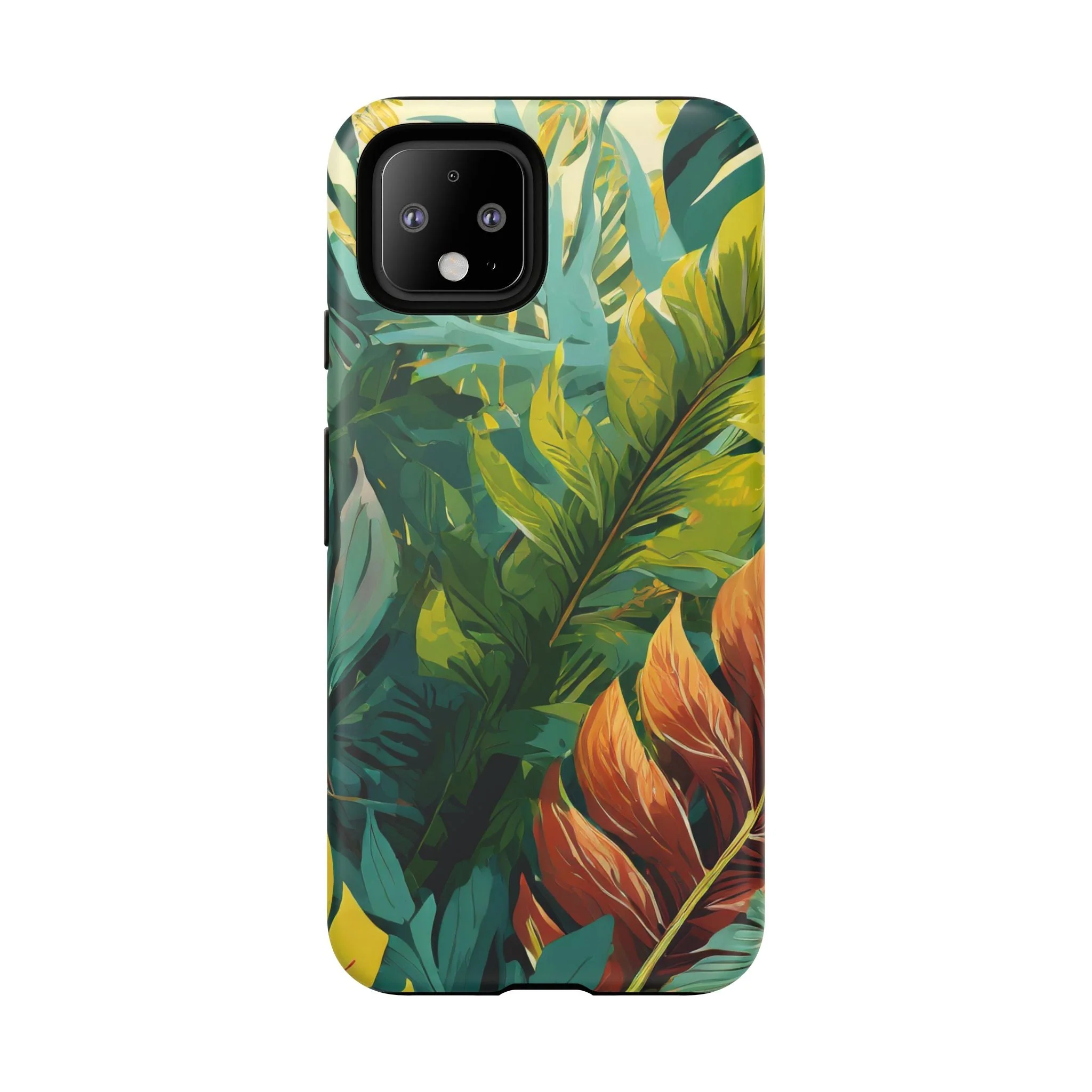 Tropical Leaf Tough Phone Case - Image 46