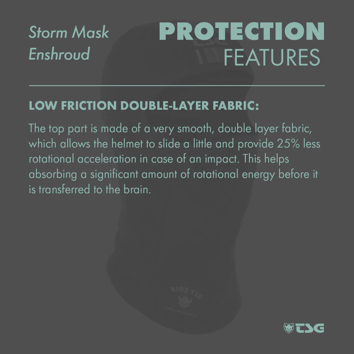 TSG - Apparel - Storm Mask Enshroud, Black-Tin, One Size - Image 8