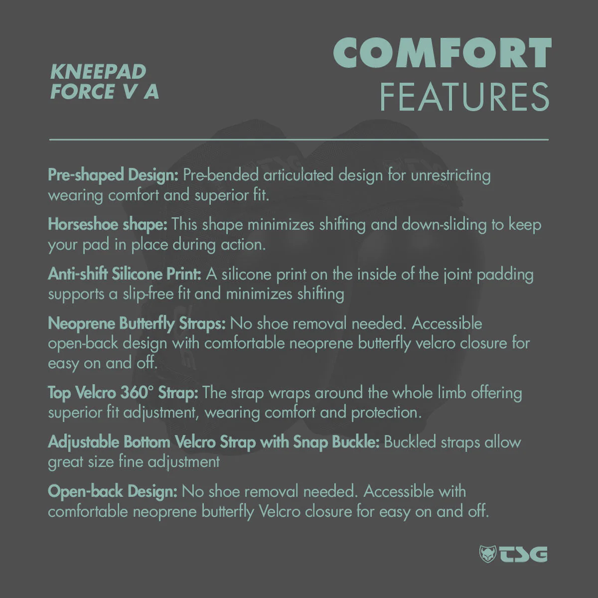 TSG - Kneepad Force V A (Skate Knee Pads) - Image 6