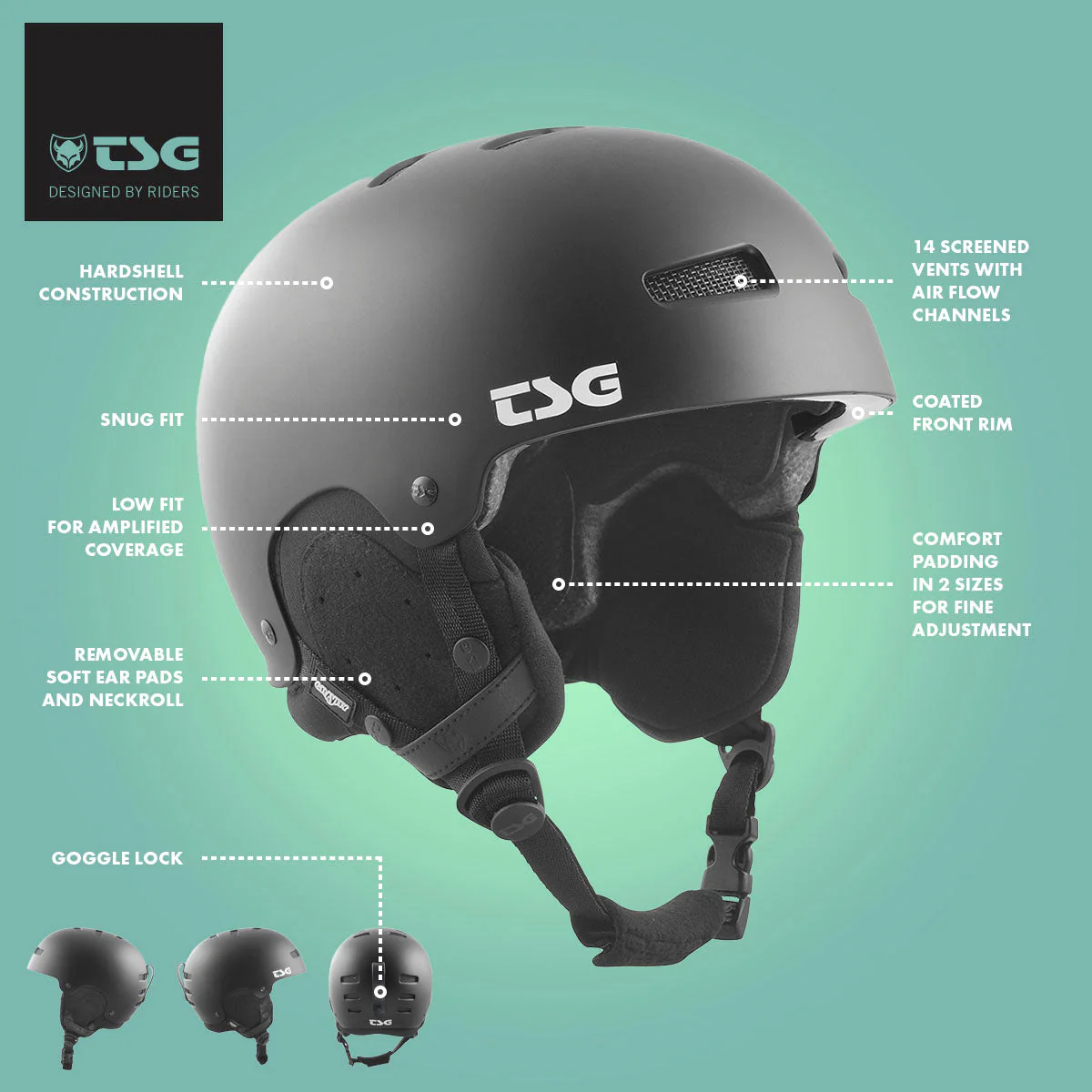 TSG - Ski/Snowboard Helmet - Gravity - Image 9
