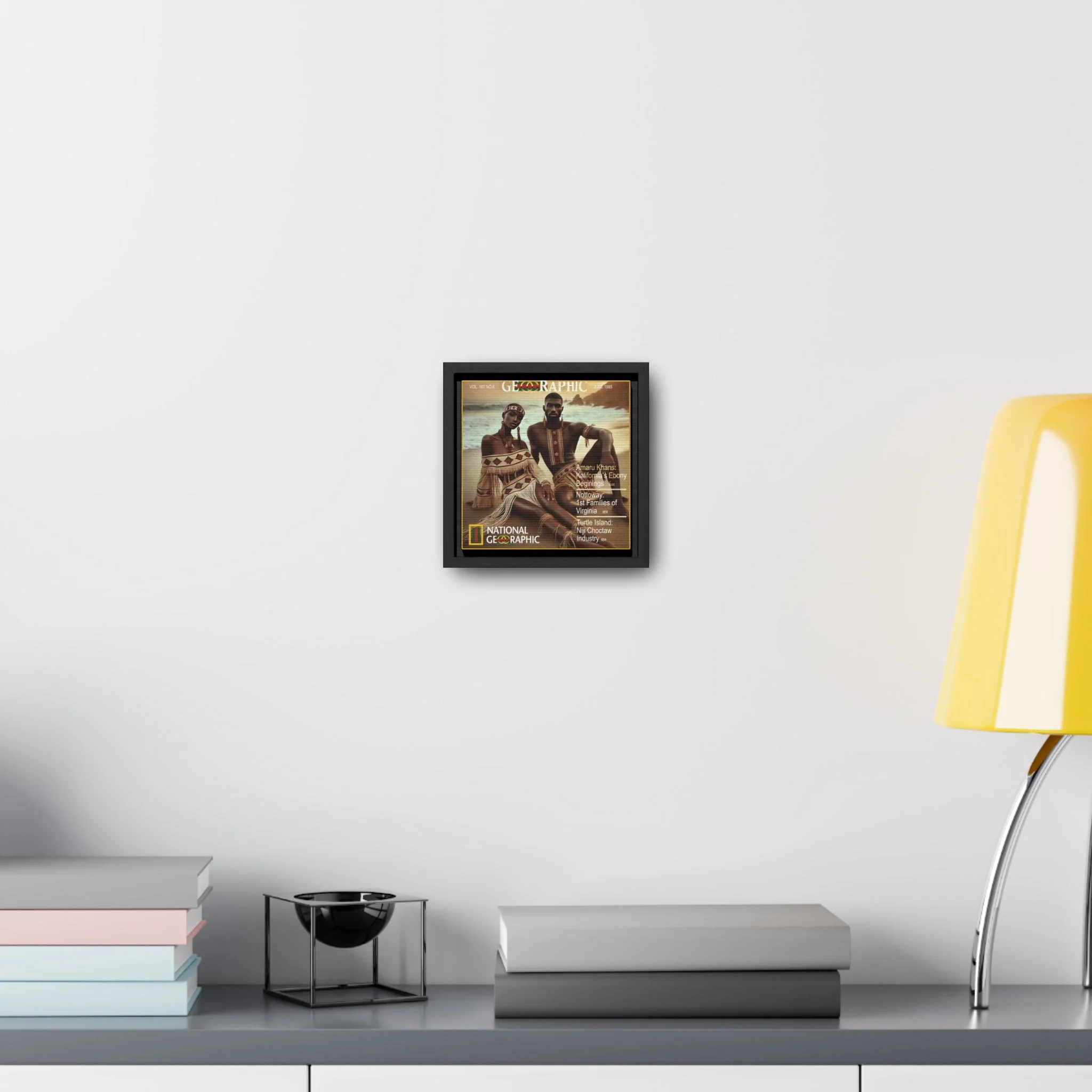 Turtle Island Amaru Khan Aborigine Gallery Canvas Wraps, Square Frame - Image 10